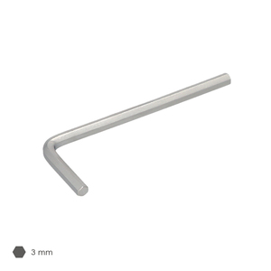 Chiave a brugola professionale standard in acciaio al cromo vanadio 3,0 mm. - Product Image 3