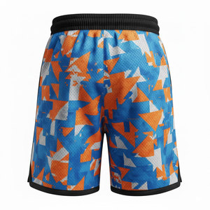 Shorts en mesh sublimés personnalisés pour hommes, bas de tenue d'équipe personnalisés avec technologie d'évacuation de l'humidité pour les athlètes - Product Image 2