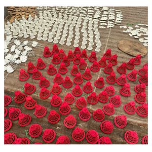 เครื่องตกแต่งต้นคริสต์มาสทำด้วยมือของตกแต่งบ้านต้นหวายหวายธรรมชาติเครื่องประดับคริสต์มาสสำหรับเป็นของขวัญวันหยุด - Product Image 3