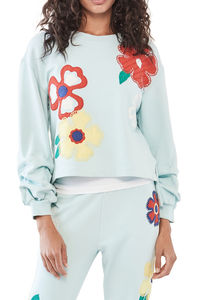 Personalizado en blanco Boxy Sweatsuit 500 Gsm Algodón Baggy Fleece Sudaderas con capucha de gran tamaño Jogger Set Chándal para mujer - Product Image 4