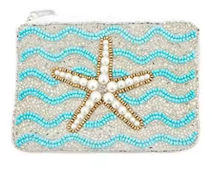 Bolsa elegante para monedas con cuentas de semillas bordadas, bolsa de mano personalizada de MD HANDICRAFTS - Product Image 6