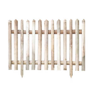 Tan Bamboo Lawn Bordure un outil de tournage extérieur de bordure de jardin élégant et naturel - Product Image 2