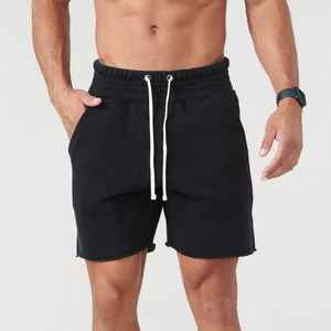 Latest Custom Design Men's Summer Casual Gym <b>Shorts</b> Solid Joggers Pockets Drawstring Running Plain Dyed <b>Fleece</b> <b>Shorts</b> Men's - Product Image 6
