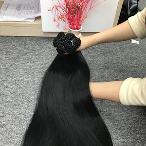 Superventas VQ Hair 100% Extensiones de cabello humano recto virgen vietnamita Punta plana 100g Entrega en 36 horas - Product Image 6