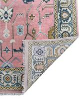 Hochwertige handgetuftete Wolle/Seide Teppiche für Zuhause, rutschfest, waschbar, individuelle Größen, Premium Ushak Design, klassischer Low-Pile-Stil, PVC
