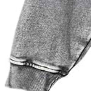 Vente en gros de sweats à capuche surdimensionnés délavés à l'acide vintage pour hommes tissu tricoté avec logo en éponge française personnalisé - Product Image 4
