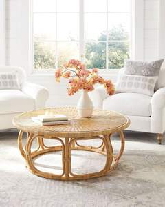 Meubles d'extérieur en rotin naturel de style élégant Table et chaise de détente pour balcon et cour Patio Table et chaise en rotin faites à la main - Product Image 4