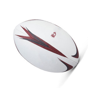 Balón de Rugby de Cuero de Tamaño Estándar al por Mayor, Ligero, Duradero, Impermeable, Tamaño y Color Personalizados, Logotipo Personalizado, para Entrenamiento, Precio Económico - Product Image 3
