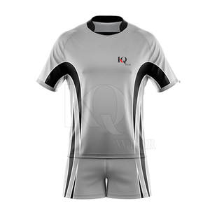 Meilleures ventes Ensembles de maillots de rugby confortables et respirants Haute qualité 100% polyester Manches courtes Vente chaude - Product Image 1