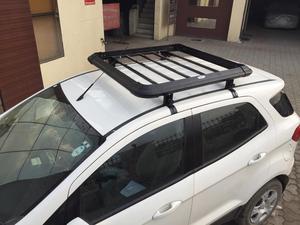 แร็คหลังคาอเนกประสงค์สีดำ รุ่น Universal Toury ผลิตจากอะลูมิเนียมและท่อ MS เคลือบสีดำด้วยเทคนิคพาวเดอร์โค้ท ใช้ได้กับรถยนต์ทุกประเภท จำหน่ายราคาส่ง - Product Image 3