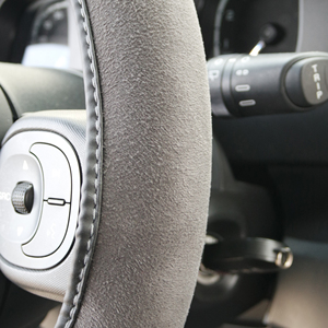 Housse de volant en microfibre noire - Product Image 2