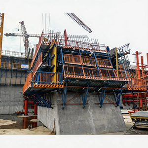 Sistema de Encofrado Hidráulico para Muros de Contención CONSO, Sin Varillas de Acoplamiento, para Estructuras Curvas de Hormigón de Alta Resistencia - Product Image 2