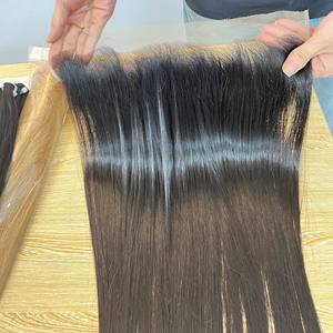 Perruque Lace Frontal Closure HD, Film Transparent, fournisseur de dentelle frontale suisse, vente en gros, 5x5, 13x4, 13x6, cheveux crus vietnamien personnalisés - Product Image 4