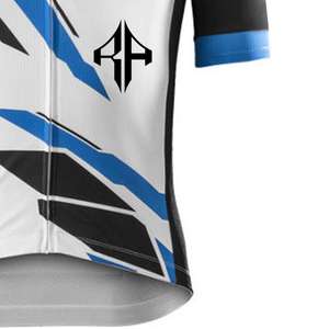 Venta caliente de los hombres de sublimación Camisetas de ciclismo Cremallera completa 100% Material de poliéster Premium Logotipo personalizado de alta calidad para los hombres - Product Image 6