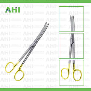 Tijeras Mayo Manuales de Alta Calidad, Curvas, 140 mm, Instrumento Quirúrgico de Acero Inoxidable, Corte de Precisión, Certificación CE, Agarre Ergonómico - Product Image 2