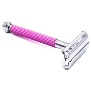 Maquinillas de afeitar profesionales de acero inoxidable ANAAIF para hombres, agarre cómodo, mango de plástico rojo, forma de polvo, depilación corporal - Product Image 2