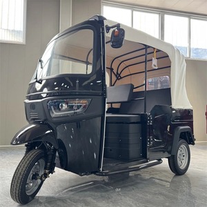 Electric Passenger <b>Tricycle</b> 48V 501-800W Open Body 3 Seats Black Steel Front Disc Brakes 80km/h 70-90km Range - Product Image 3