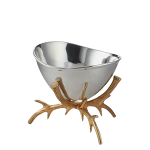 Bol en argent exclusif avec support bol à salade de fruits pour hôtel maison Restaurant dessus de table décoratif utiliser outil de salade de service - Product Image 6