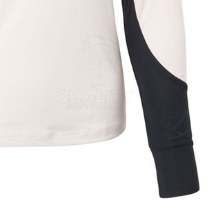 Camiseta de equitación transpirable con logotipo personalizado, camiseta de manga larga para montar a caballo para mujer - Product Image 4