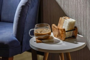 Wooden <b>Drink</b> <b>Coasters</b> with Holder, Natural Grain Finish, Custom Branding Support, Ideal stone <b>coasters</b> - Product Image 3