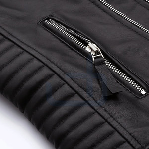 Último estilo Nueva llegada Chaqueta de cuero Venta al por mayor Chaqueta de cuero para hombres Chaqueta de cuero más vendida - Product Image 5