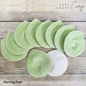 แผ่นซับน้ำนมแบบซักได้สำหรับคุณแม่มีคุณสมบัติระบายอากาศได้ดีทำจากไม้ไผ่โค้ง - Product Image 5