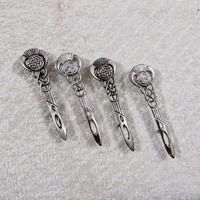 Boucle de suspension pour épée médiévale en cuivre et laiton Tiger Touch TT-406 ABL pour PK