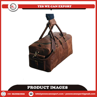 Nouveau sac de voyage en cuir véritable 100% fait main et personnalisé pour hommes et femmes, couleur marron, vente en gros, sac de sport, sac de week-end, sac de gym