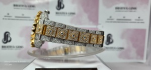 하이 퀄리티 럭셔리 남자의 스테인레스 스틸 힙합 시계 VVS Moissanite 다이아몬드 수제 설정 - Product Image 5