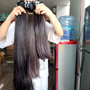 Venta al por mayor de extensiones de cabello natural vietnamita recto de doble trama de buena calidad proveedor original ofrece precios competitivos - Product Image 4