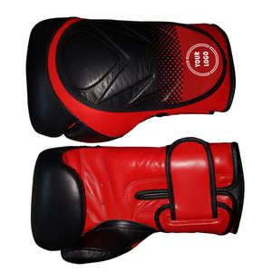Guantes de Boxeo de Venta Directa, Hechos a Medida, Cuero PU Genuino, Transpirables, Cierre de Velcro, Alta Calidad de Fábrica para Logotipo Personalizado - Product Image 3