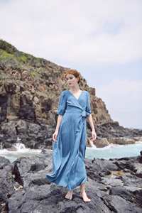 Perfectamente hecho lindo mujeres Casual elegante personalizado A-line largo Maxi vestido Casual indio desgaste largo Maxi vestidos diseñador ropa conjunto - Product Image 4