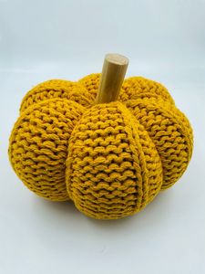 High Quality Handmade 3D Crochet Pumpkin Soft Cotton Thanksgiving <b>Halloween</b> Harvest Decor New Arrival Holiday Gift Fast Shipping - Product Image 4