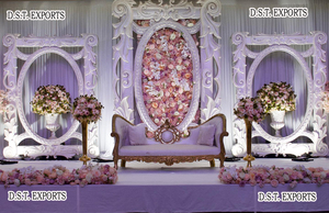 Scène de mariage FRP panneau de toile de fond doré mariage décoratif FRP panneaux de cadre fabricant mariage panneau de scène en fibre de verre USA - Product Image 6