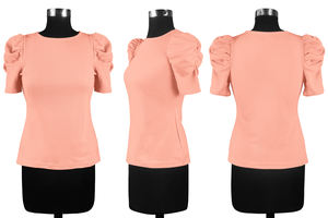 High Demand Exclusive Knitting Short Tank T-<b>Shirt</b> Premium Indian Boutique's <b>Shirt</b> Latest Regular Wear Comfortable Western Wear - Product Image 6