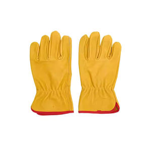 Guantes de Trabajo Antideslizantes al por Mayor, Guantes de Seguridad Recubiertos de Látex Negro y Rojo para la Construcción - Product Image 1