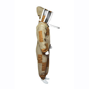 Trajes de mantenimiento de abejas de algodón 100%, trajes de protección de cuerpo completo, 3 capas, ventilados, transpirables, cómodos, de tendencia, trajes de apicultor - Product Image 5