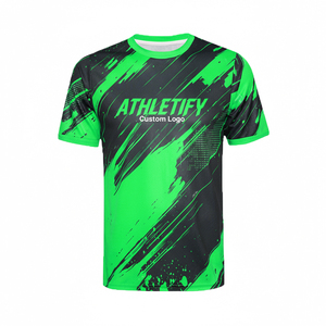 เสื้อฟุตบอลแบบกำหนดเองพร้อมหมายเลขและโลโก้ทีม ชุดกีฬาที่สวมใส่สบาย เหมาะสำหรับการฝึกซ้อมและการแข่งขันฟุตบอล - Product Image 1