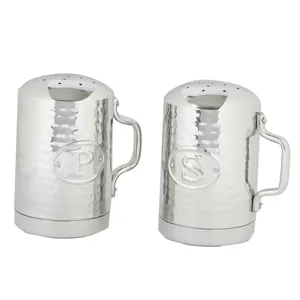 Wholesale Latest Design Metal Spice Jar and <b>Herb</b> Tools Salt & Pepper Shaker <b>for</b> Restaurant Table Top - Product Image 2