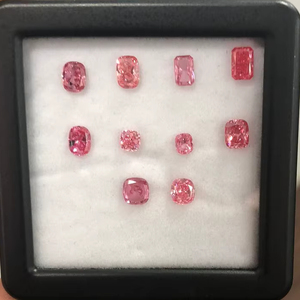เพชรสังเคราะห์สีชมพูทรงเหลี่ยมมรกตแบบเรเดียนท์คูชั่น ขนาด 0.3 กะรัต ถึง 2 กะรัต สำหรับทำเครื่องประดับ - Product Image 6