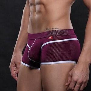 Cómodos Calzoncillos Clásicos Antibacterianos Sin Costuras Transpirables de Secado Rápido de Algodón y Fibra de Bambú con Diseño Sólido para Hombre - Product Image 5