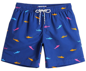 Pantalones cortos de baño de secado rápido ajustados para hombre con sublimación personalizada con forro de malla, trajes de baño impermeables - Product Image 2