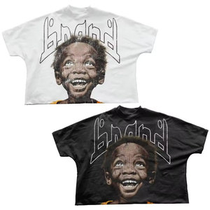 Camiseta Extra Grande para Hombre con Estampado Fotográfico, Diseño Gráfico, Estilo Urbano, Manga Corta, Cuello Redondo, 100% Algodón Jersey - Product Image 1