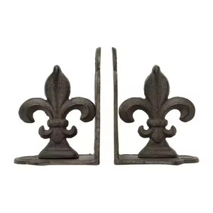 Juego de sujetalibros modernos de metal negro para el hogar y la oficina, elegante soporte decorativo para libros que añade un toque elegante a estantes y decoración. - Product Image 6