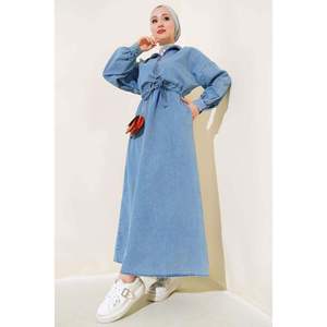 Vestido Denim Tunnel Cremallera Azul Denim - Product Image 3