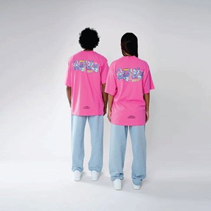 Camiseta rosa de moda con cuello redondo para hombre: Algodón 100% de alta calidad, manga corta, imprescindible a la moda - Product Image 5