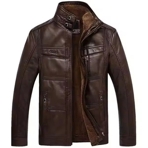 Veste en cuir légère pour homme sur mesure, respirante, décontractée, chaude pour l'hiver, confortable, vente en gros OEM de vestes en cuir - Product Image 4