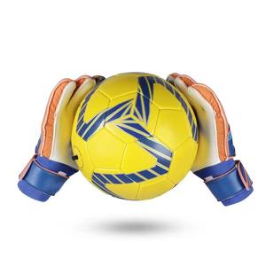 Gants d'entraînement de football de football en plein air respirants en Latex allemand professionnel de 4mm pour gardiens de but Offre Spéciale économiseur de doigts - Product Image 2