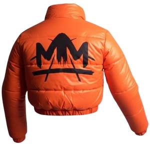 Womens Cropped Puffer Jacket Lightweight Quilted Winter Coat Zip Closure Casual Street Style Outerwear - Product Image 2