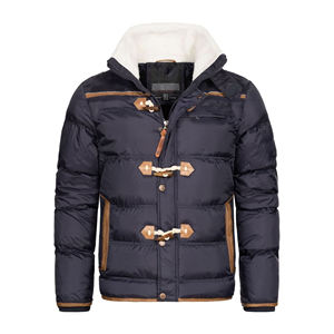 Veste parka tendance, nouvelle, classique, pour homme, lourde, avec poignets élastiques, durable, élégante, respirante, vêtement d'hiver, col montant - Product Image 2